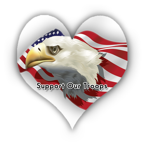 Floor  Decal 6"W x 6"H Heart