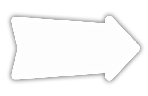 Floor  Decal 8"H x 16"W  Wide Arrow RH