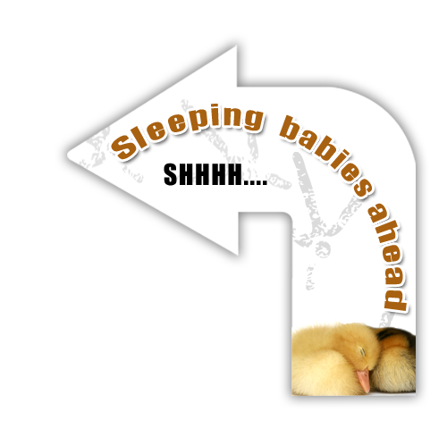 Floor  Decal 6"W x 6"H Curved Arrow LH