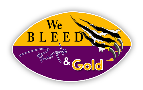 Floor  Decal 21"H x 36"W Football