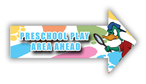 Floor  Decal 12"H x 24"W Arrow RH