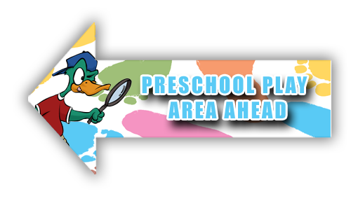 Floor  Decal 18"H x 36"W  Arrow LH