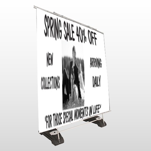 Married Couple 398 Exterior Pocket Banner Stand