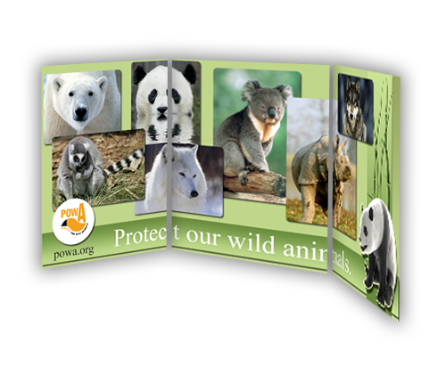 Efex Table Top Graphics Set-  Three .040 Poly Panels