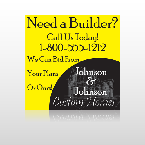 Yellow House 216 Site Sign