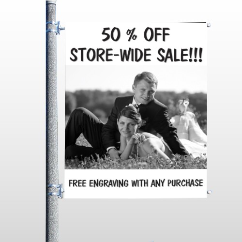 Married Couple 398 Pole Banner