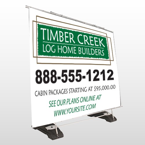 Builder 40 Exterior Pocket Banner Stand