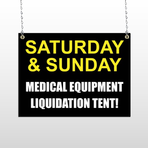 Medical Liquidators 98 Window Sign