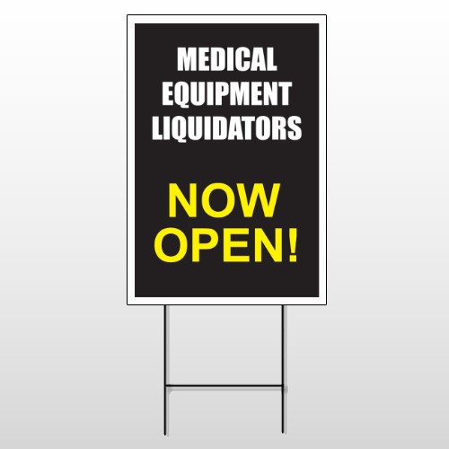 Medical Liquidators 98 Wire Frame Sign