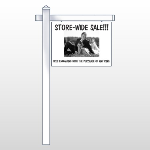 Married Couple 398 18"Hx24"W Site Sign