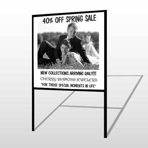 Married Couple 398 H-Frame Sign