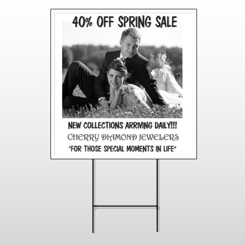 Married Couple 398 Wire Frame Sign