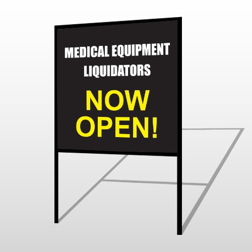 Medical Liquidators 98 H Frame Sign