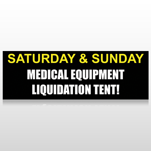 Medical Liquidators 98 Custom Sign