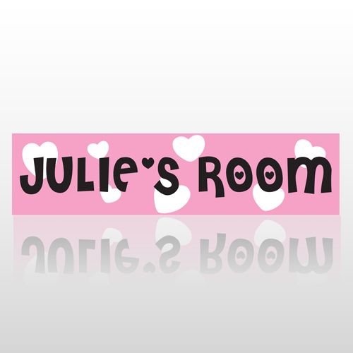 Girls Room Street Sign
