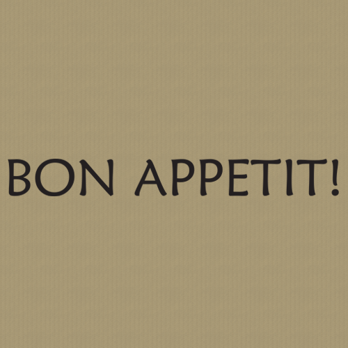 Bon Appetit 248 Wall Lettering