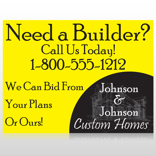 Yellow House 216 Site Sign