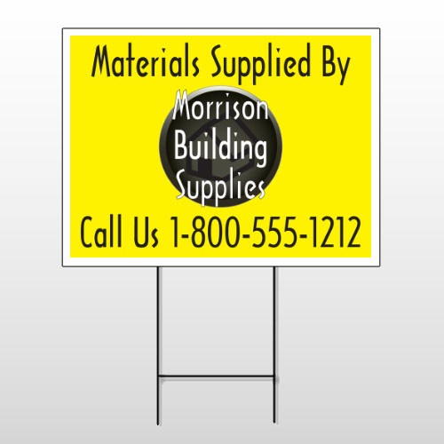 Small Black House 219 Wire Frame Sign