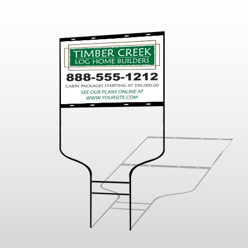 Log Builder 40 Round Rod Sign