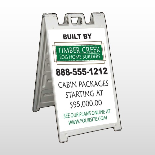 Log Builder 40 A Frame Sign