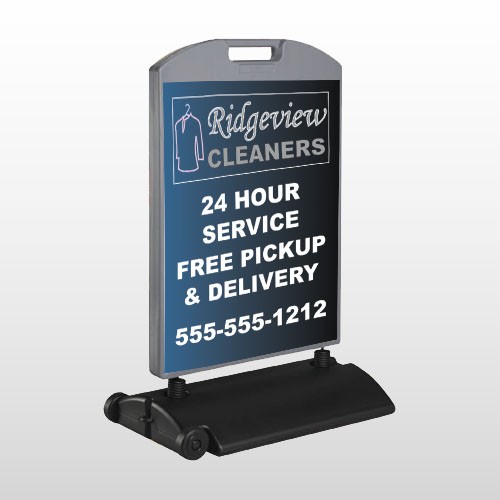 Dry Cleaners 24 Wind Frame  Sign