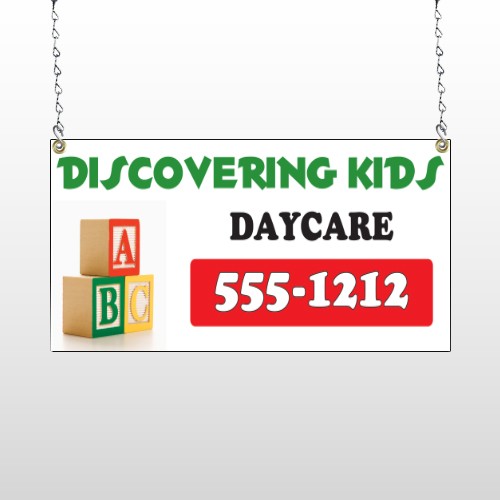 Toy Blocks 183 Window Sign