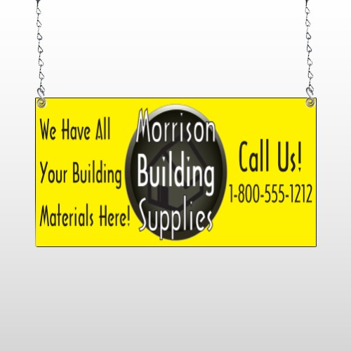 Small Black House 219 Window Sign