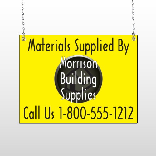 Small Black House 219 Window Sign