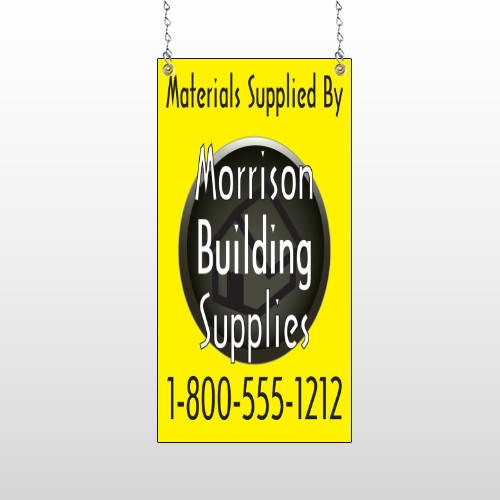 Small Black House 219 Window Sign