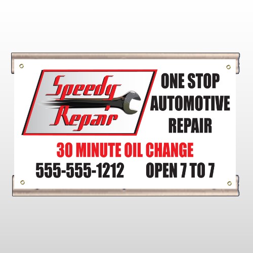 Auto Repair 38 Track Banner