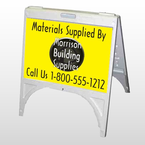 Small Black House 219 A-Frame Sign