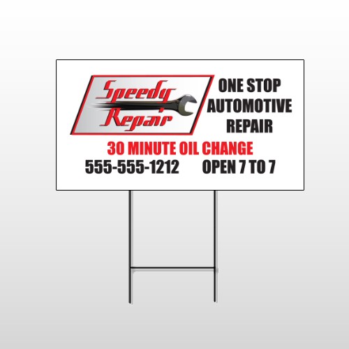 Auto Repair 38 Wire Frame Sign