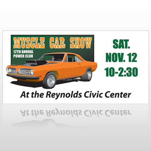 Muscle Car 124 Custom Decal