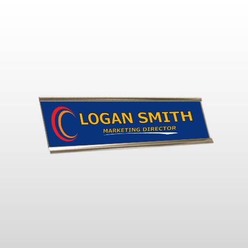 Red Logo 28 Wall Name Plate