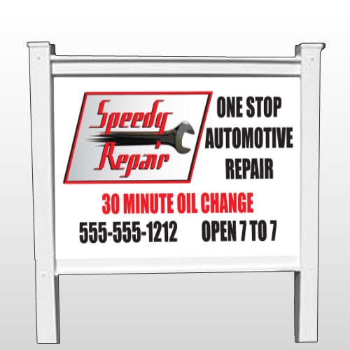 Auto Repair 38 48"H x 96"W Site Sign