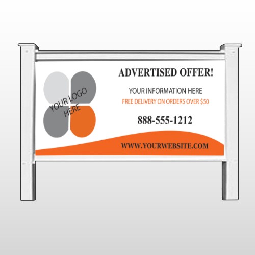Advertised Offer 150 48"H x 96"W Site Sign
