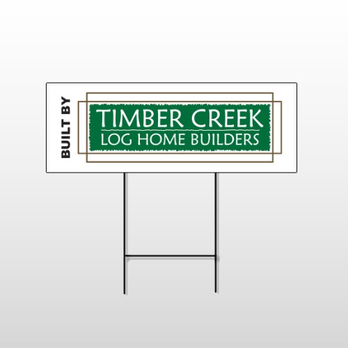 Log Builder 40 Wire Frame Sign