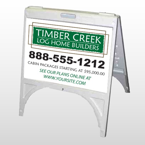Log Builder 40 A Frame Sign