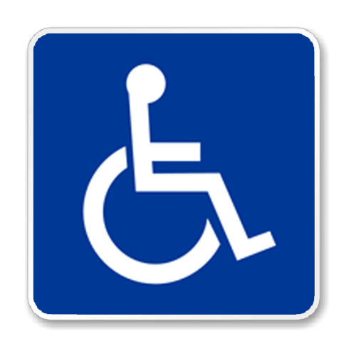 Parking Lot Sign Poly 24"H x 24"W