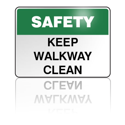 Safety Rigid Sign 20"H x 28"W