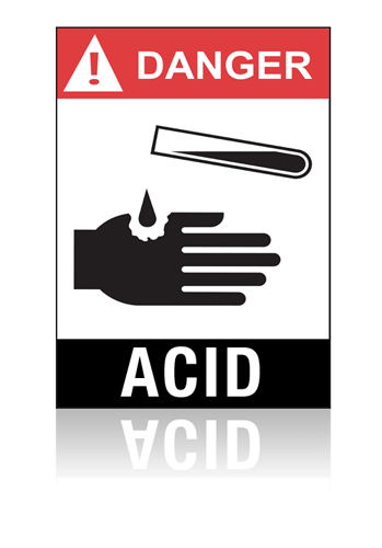 Safety Rigid Sign 7"W x 10"H