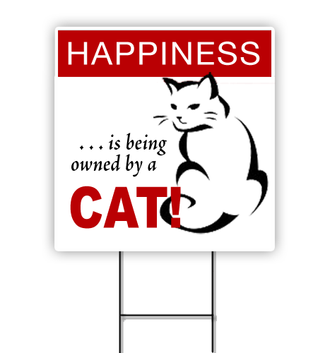 Corrugated Yard Sign & Stand Kit 24"H x 24"W