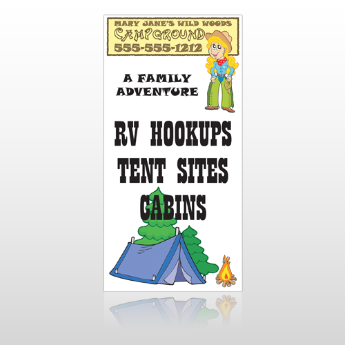 Campground 144 Custom Sign