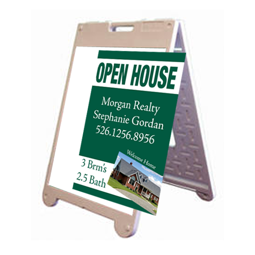Replacement Corrugated Sign 22"W x 28"H for A-Frame