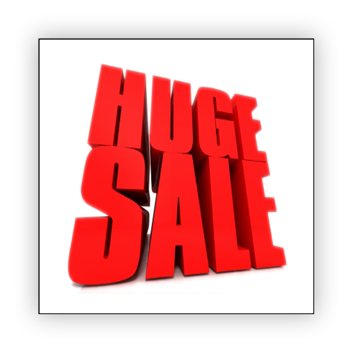 Replacement Track PVC Sign 24"H x 24"W