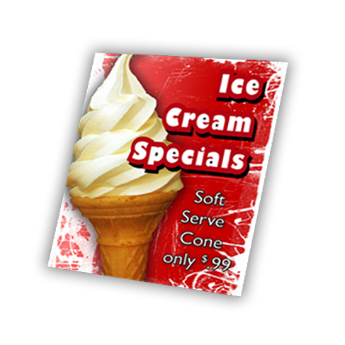 Replacement Corrugated Sign 24"H x 24"W for A-Frame