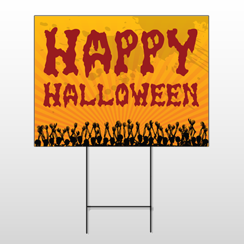 Halloween 1 Wire Frame Sign
