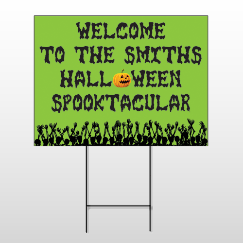 Halloween 12 Wire Frame Sign