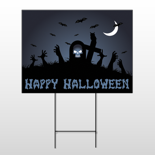 Halloween 16 Wire Frame Sign