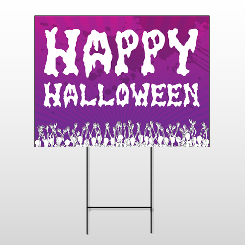 Halloween 2 Wire Frame Sign